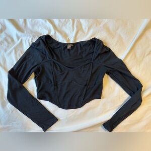 SHEIN Black cropped top